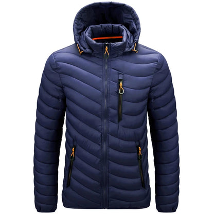 Men's Classic Hooded Warm Parkas Jacket