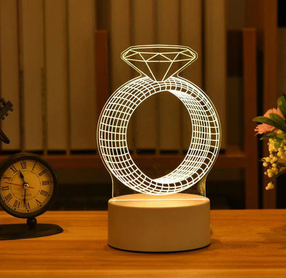 Luminart Acrylic LED Lamp