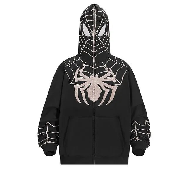 Men's Spider Print Hoodie