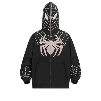 Men's Spider Print Hoodie