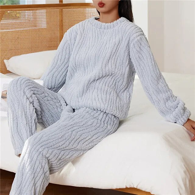 Women's Winter Fleece Pajama Set