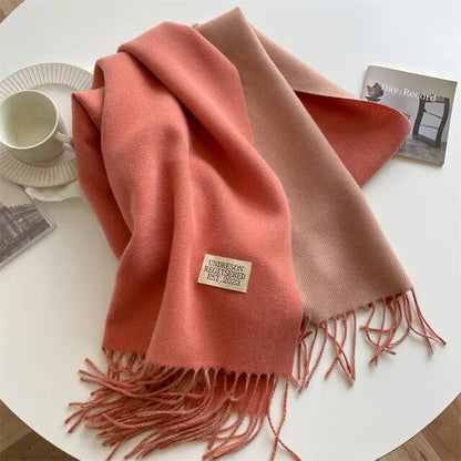 Luxury Solid Cashmere Scarf
