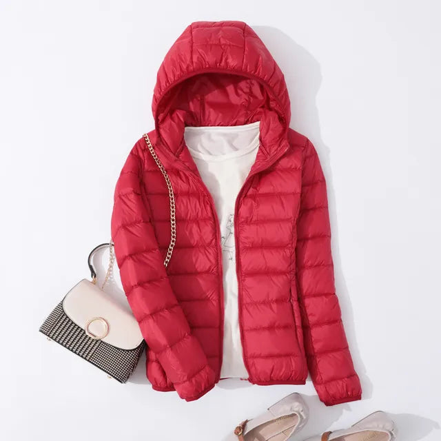 Ultra Light Thin Down Jacket For Women