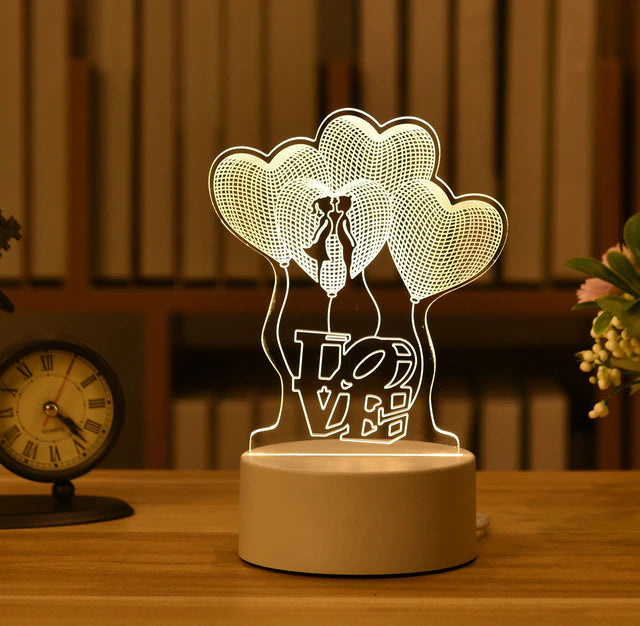 Luminart Acrylic LED Lamp