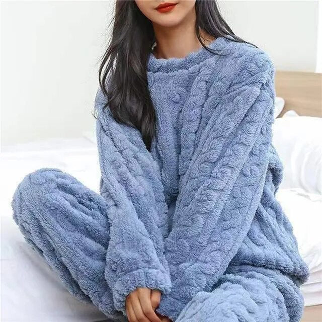 Women's Winter Fleece Pajama Set