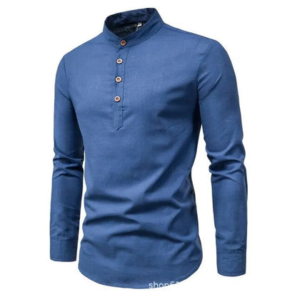 Men's Long Sleeve Business Shirt