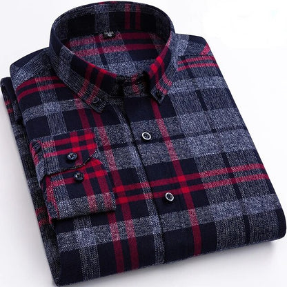 Men's Pure Cotton Checked Shirt