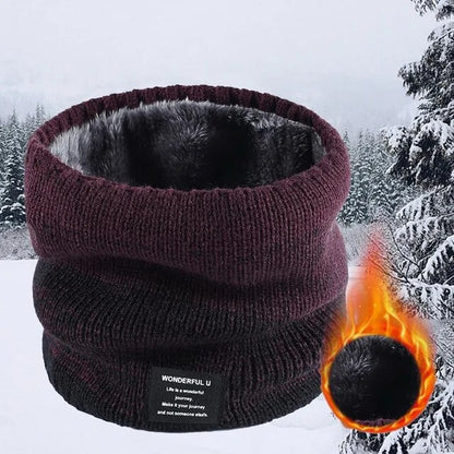 Winter Ring Fleece Scarf for Men and Women