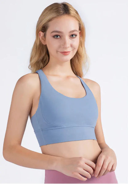 Breathable Fabric Nylon Yoga Tops