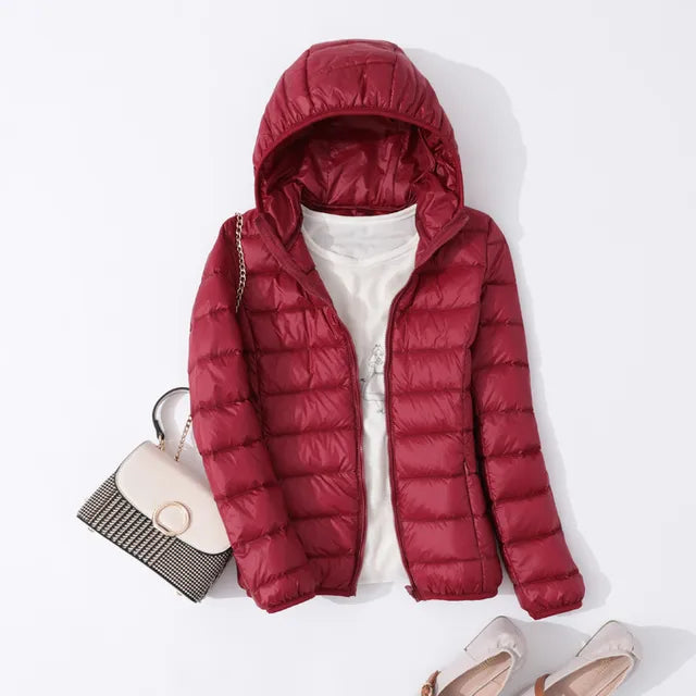 Ultra Light Thin Down Jacket For Women