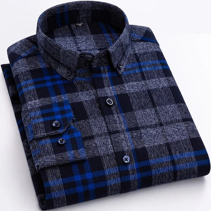 Men's Pure Cotton Checked Shirt