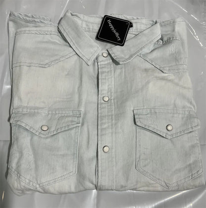 Men's Cotton Denim Shirt