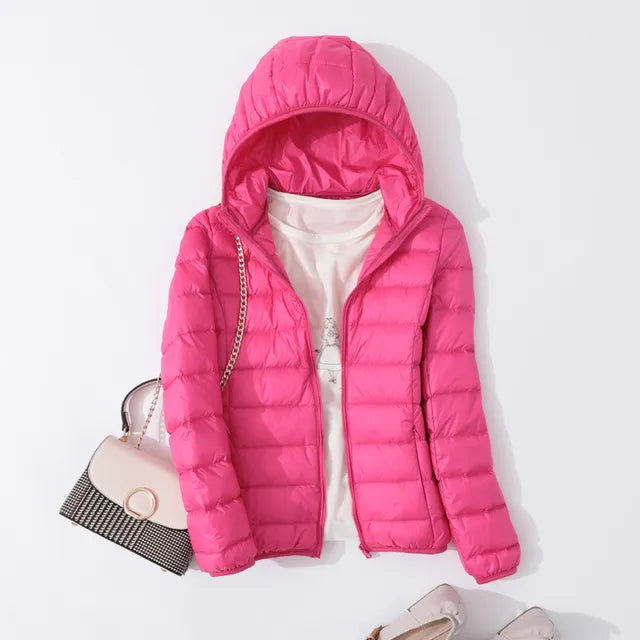 Ultra Light Thin Down Jacket For Women