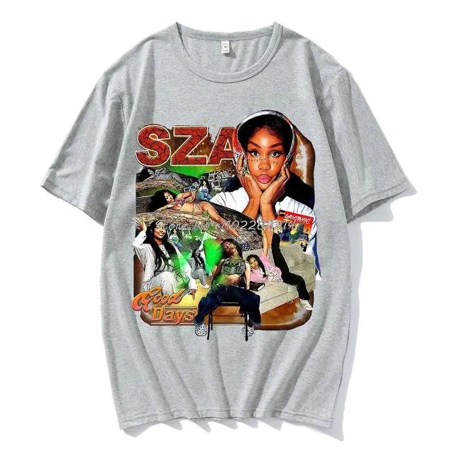 SZA Good Days Hip Hop  90s T-Shirt