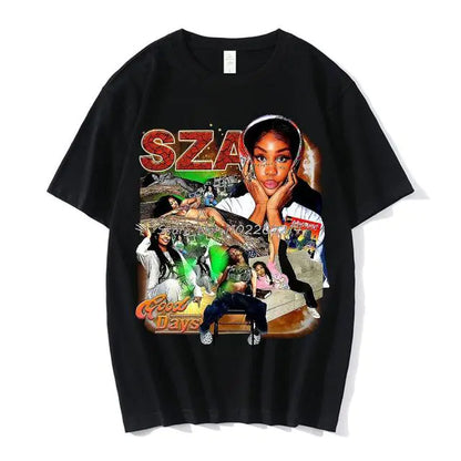 SZA Good Days Hip Hop  90s T-Shirt