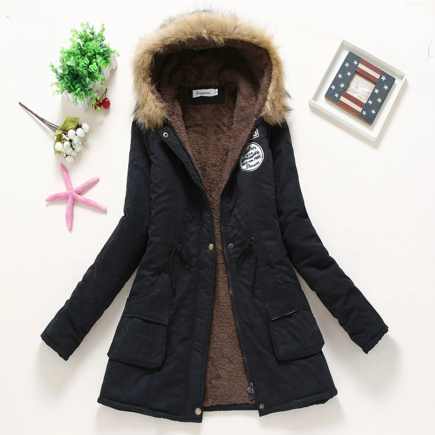 Women's Preppy Style Winter Coat