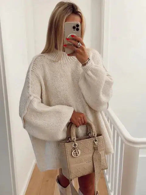 Harper Knitted Oversized Women's Sweater