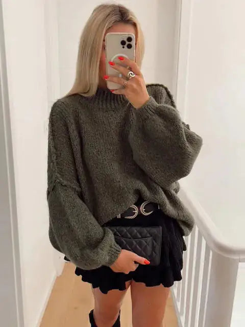 Harper Knitted Oversized Women's Sweater