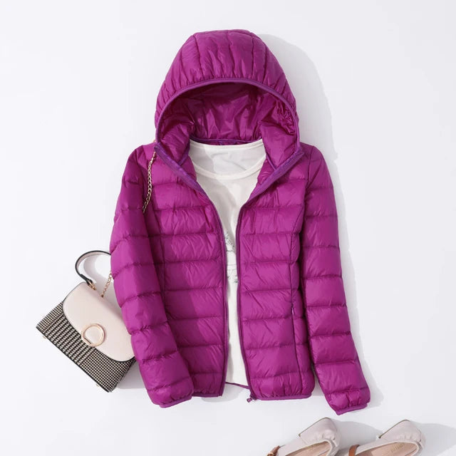 Ultra Light Thin Down Jacket For Women