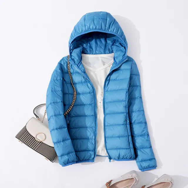 Ultra Light Thin Down Jacket For Women