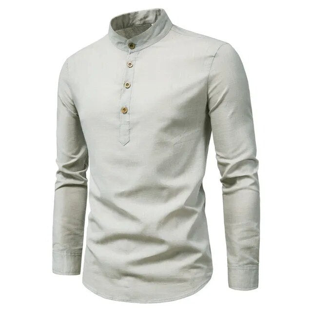 Men's Long Sleeve Business Shirt