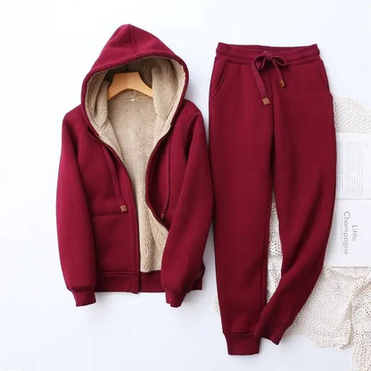Women's Casual Sports Hoodie and Pants Set