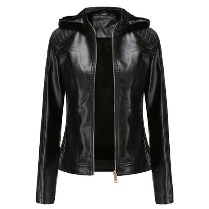 Warm Velvet Casual Leather Jacket