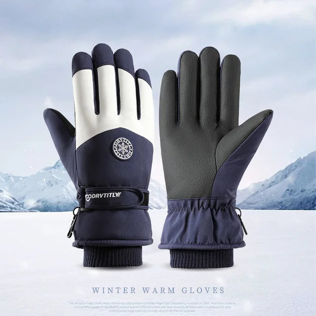 Unisex Winter Fleece Cycling Ski Gloves