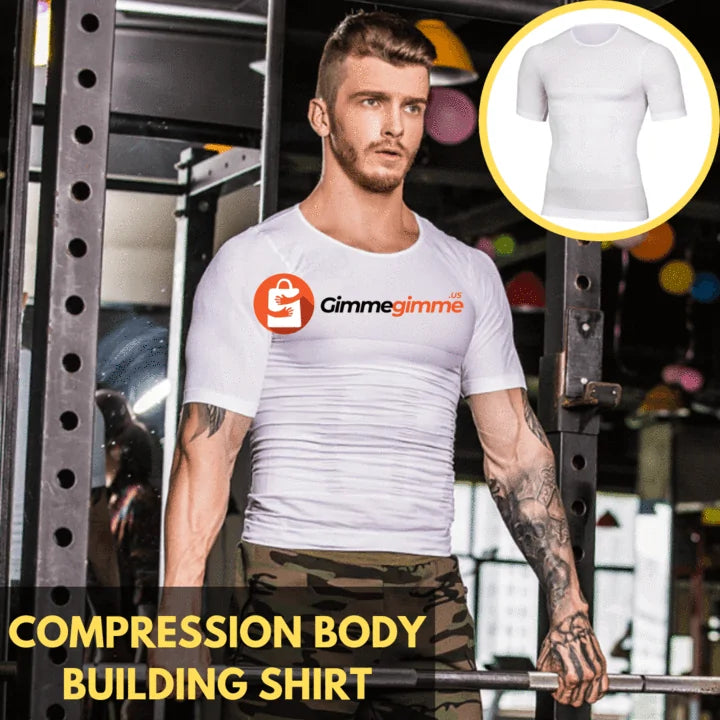 Compression Body Building Shirt Men