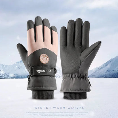 Unisex Winter Fleece Cycling Ski Gloves