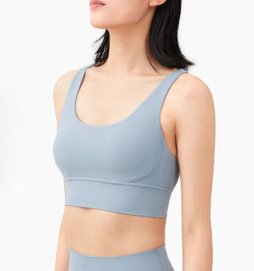 Breathable Fabric Nylon Yoga Tops