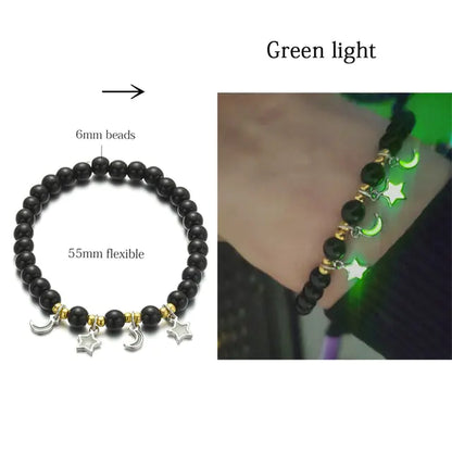 Natural Stone Luminous Beads Bracelets