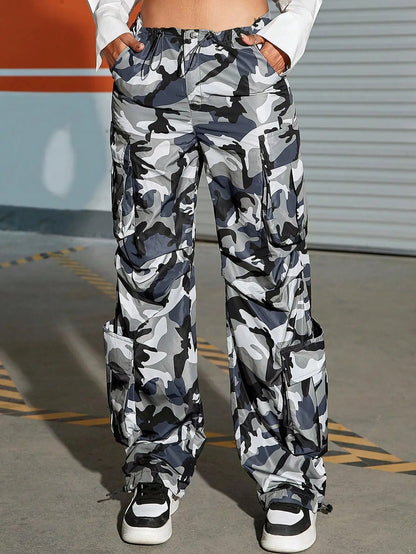 Women Camo Cargo Pants