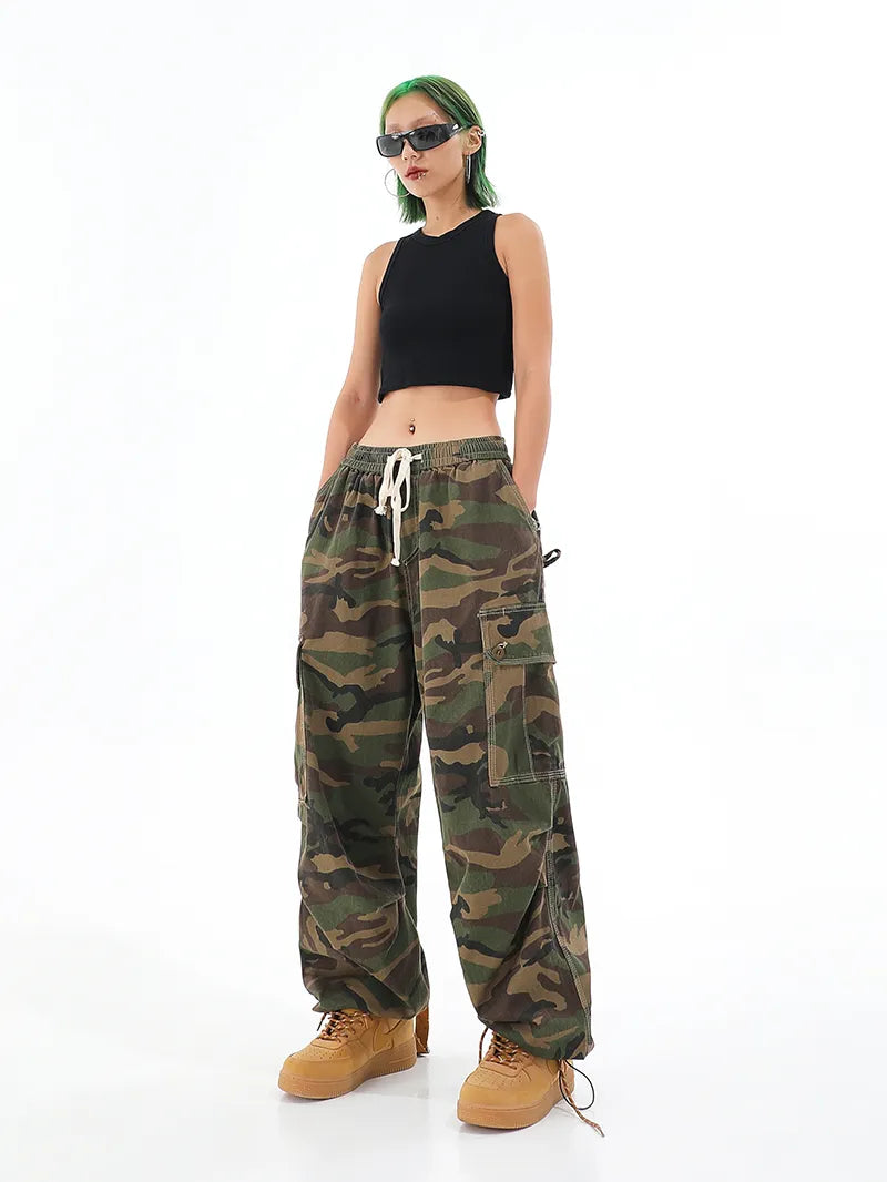 women's camouflage crgo pants 