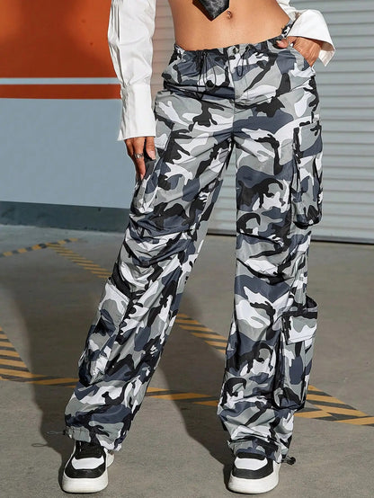 Women Camo Cargo Pants