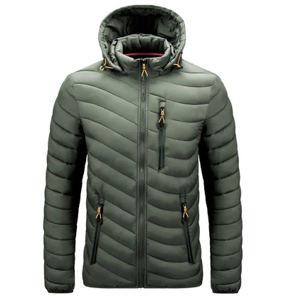 Men's Classic Hooded Warm Parkas Jacket