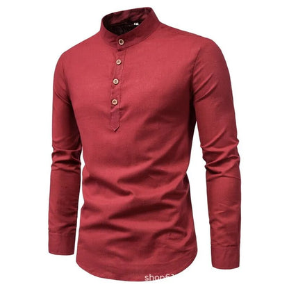 Men's Long Sleeve Business Shirt