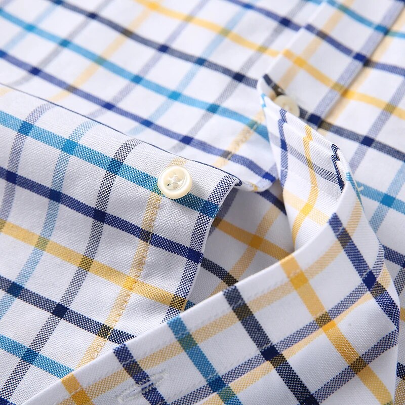 100% Pure Cotton Oxford Shirts For Men