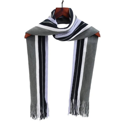 Warm fashion designer scarf for men winter