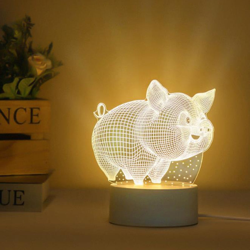 3D Lamp LED Light