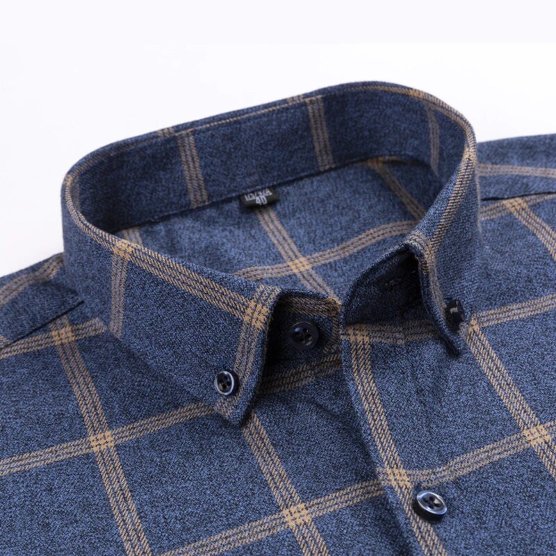 Men's Pure Cotton Checked Shirt