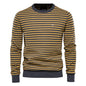 Spliced Cotton Men's Sweater