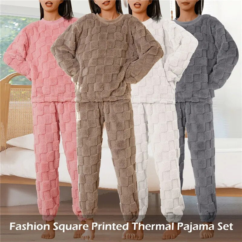 Women's Winter Fleece Pajama Set