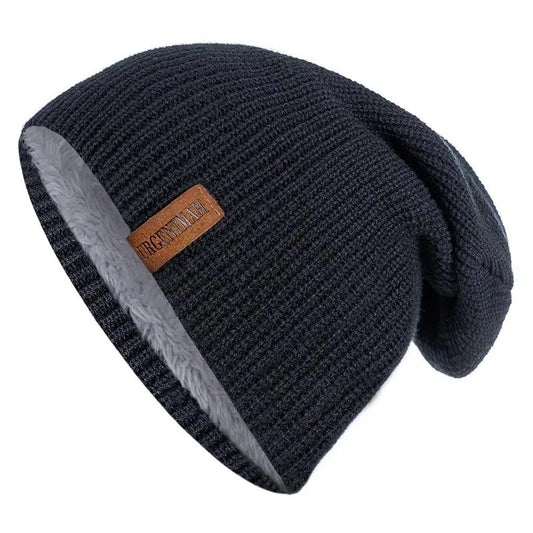 Unisex Winter Fur Lined Hat