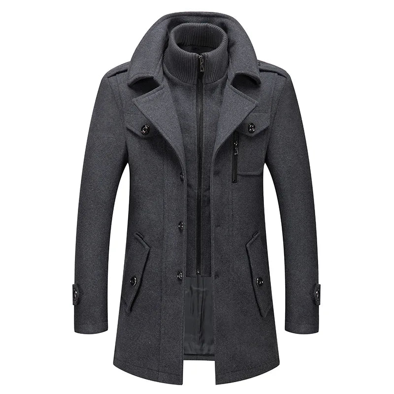 GRAY COAT FOR MEN 