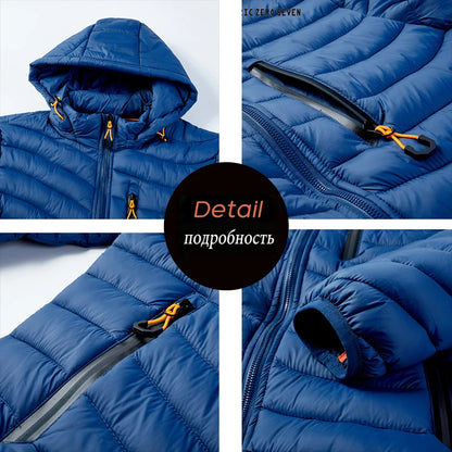 Men's Classic Hooded Warm Parkas Jacket