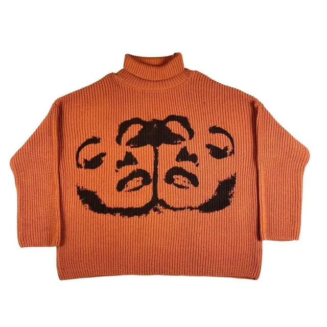 Vintage Knit Turtleneck Sweater