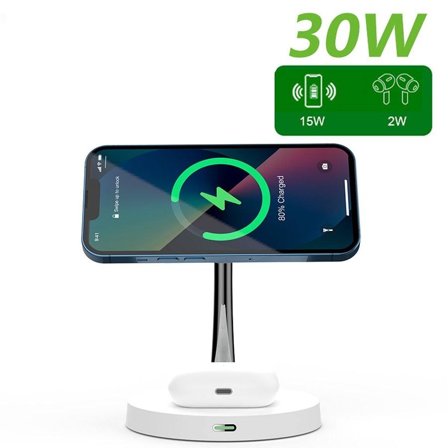 iPhone Magnetic Wireless Charger Station Dock