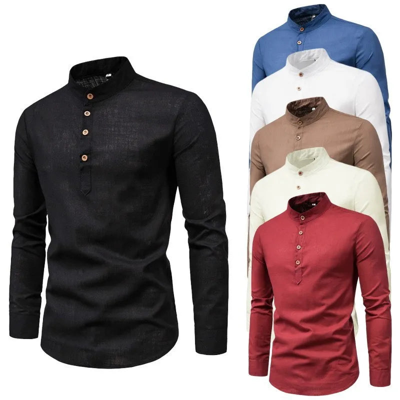 Men's Long Sleeve Business Shirt