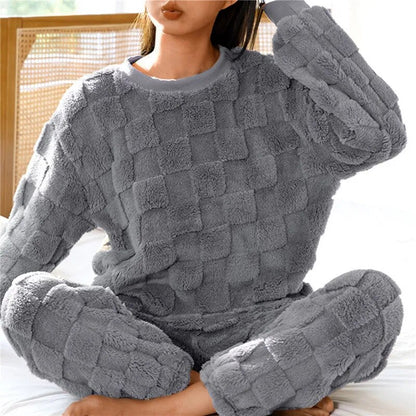 Women's Winter Fleece Pajama Set